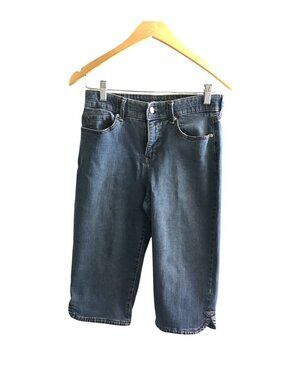 GLORIA VANDERBILT - WOMEN MEDIUM WASH SLIM CAPRI JEANS SIZE 8